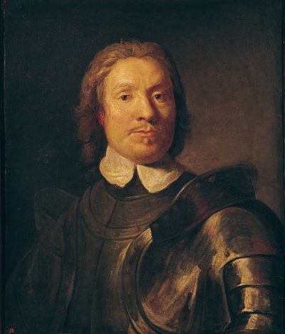 Oliver Cromwell (1599-1658) door Gaspar De Crayer